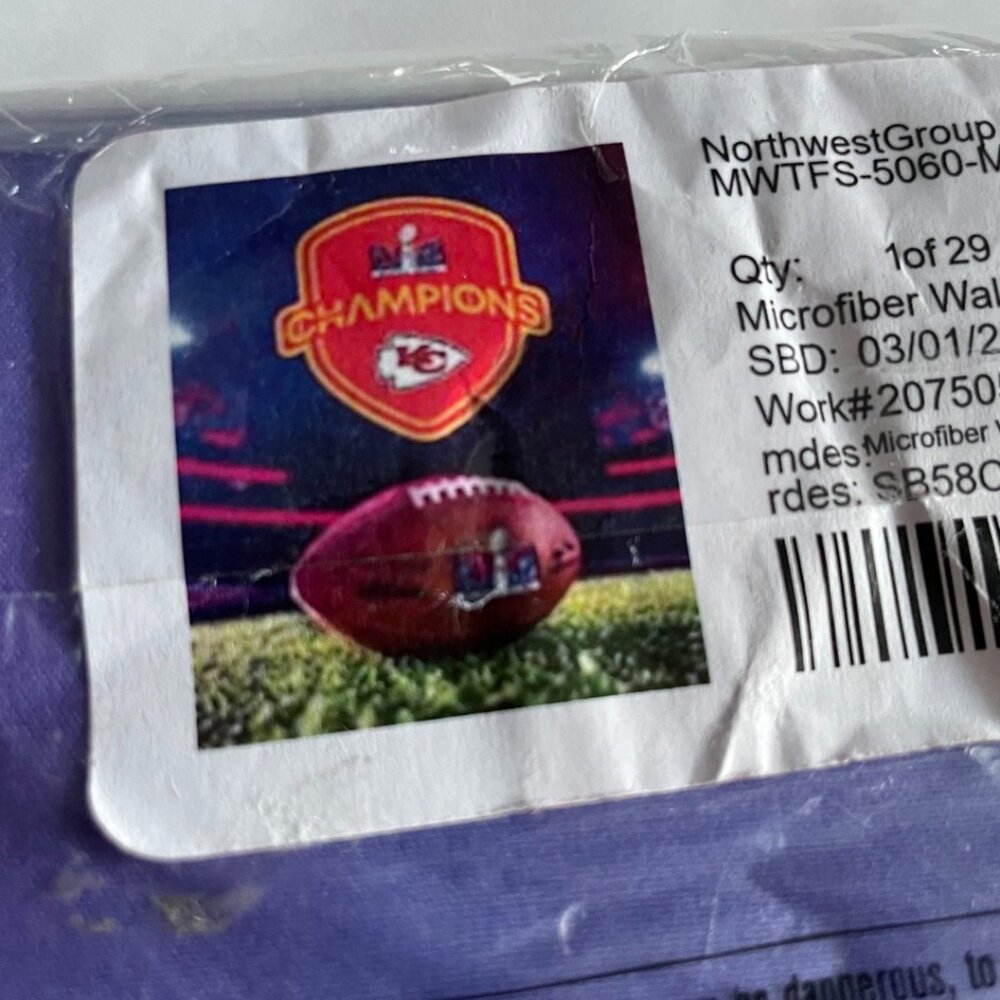 Kansas City Chiefs Champions Microfiber Wall Tapestry